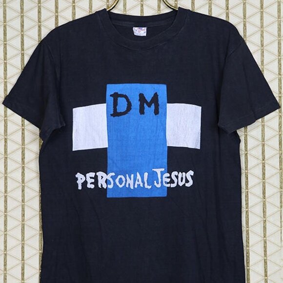 Shannon K Tops - Depeche Mode Personal Jesus Graphic T-Shirt Classic Synthpop Band Fan Gift Tee